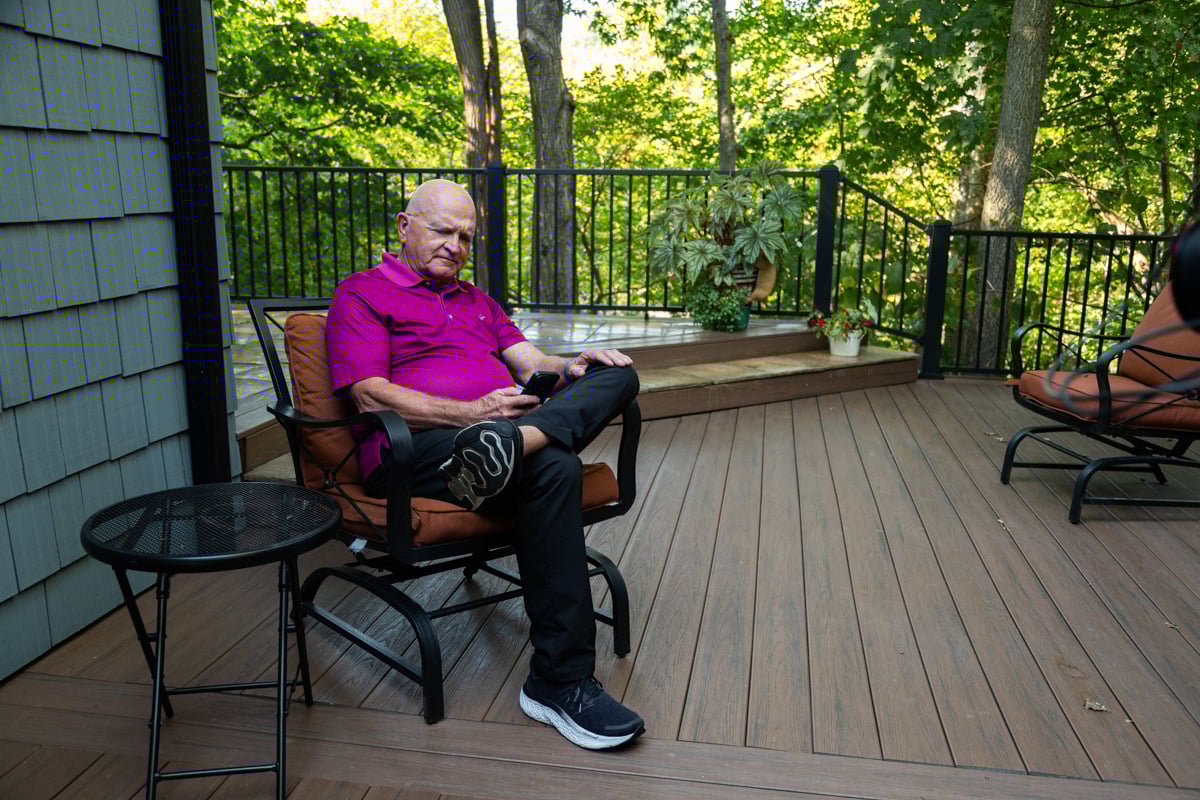 lawn care customer worried about the quality of his service