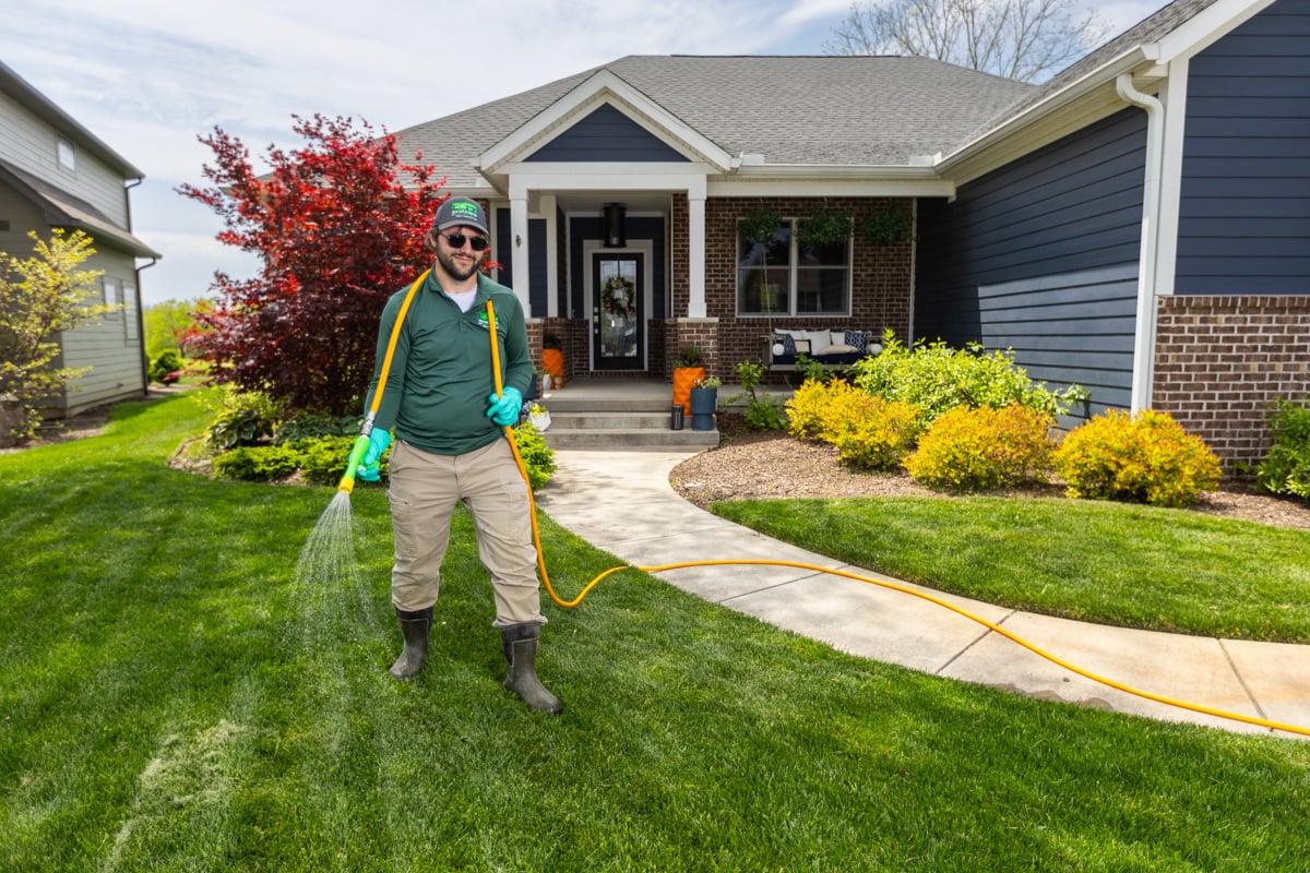fungicides are applied as a liquid to your lawn