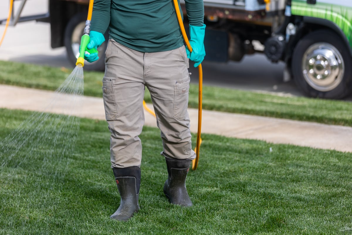 liquid aeration adds nutrients and helps break up compaction chemically
