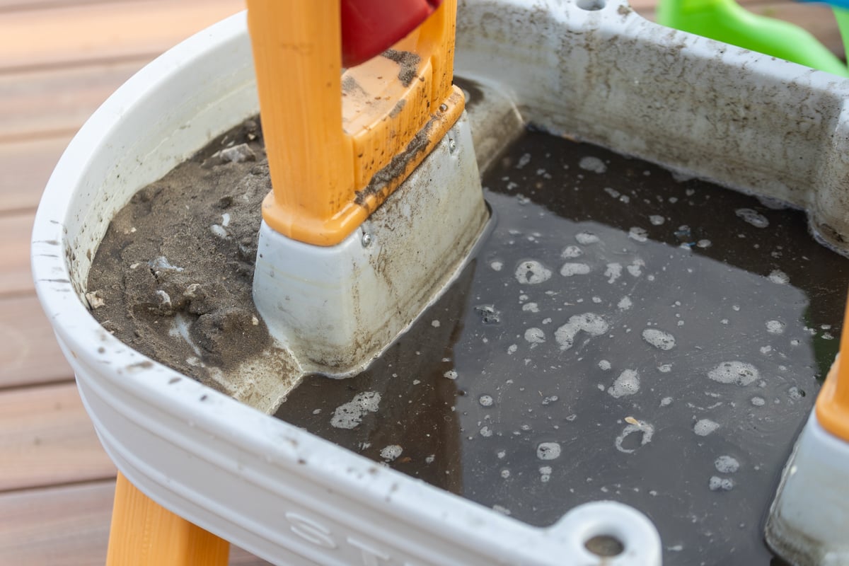 children's toys serve as another hot bed of mosquito activity when filled with standing water